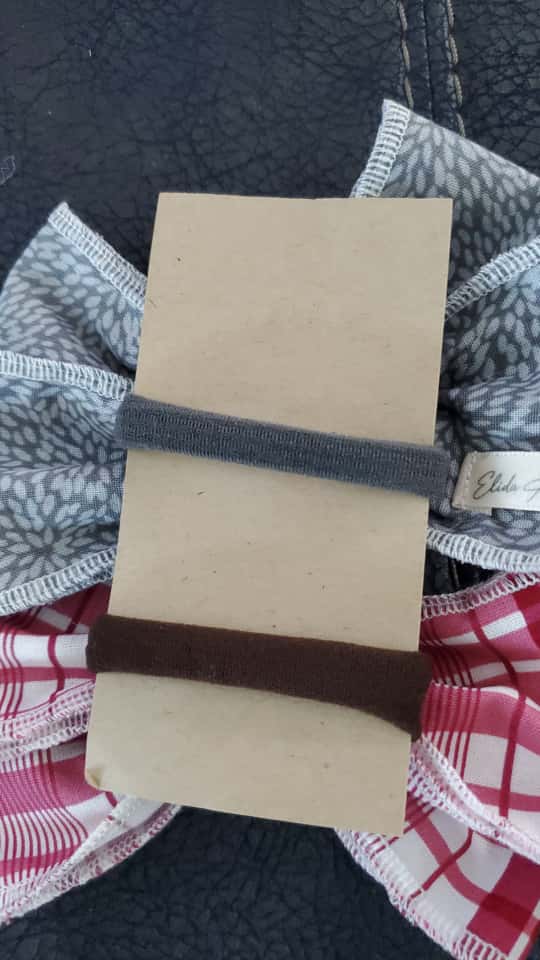 Par Lazos en tela algodon