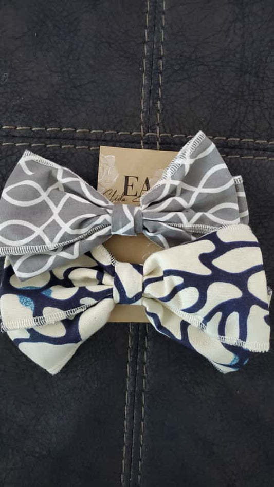 Par de lazos en tela