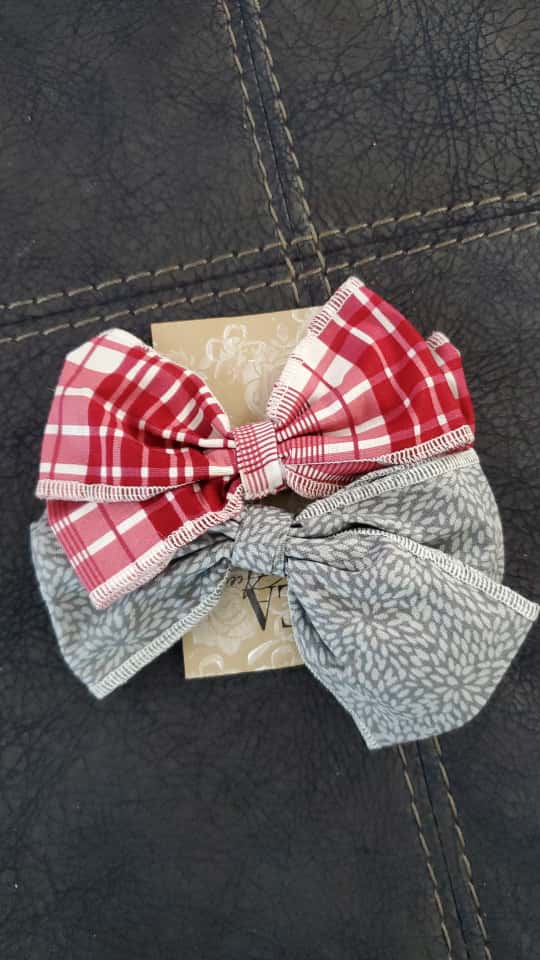 Par Lazos en tela algodon