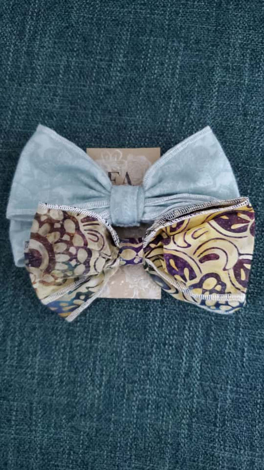 Par de Lazos en tela algodon