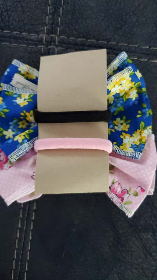 par de lazos en algodon